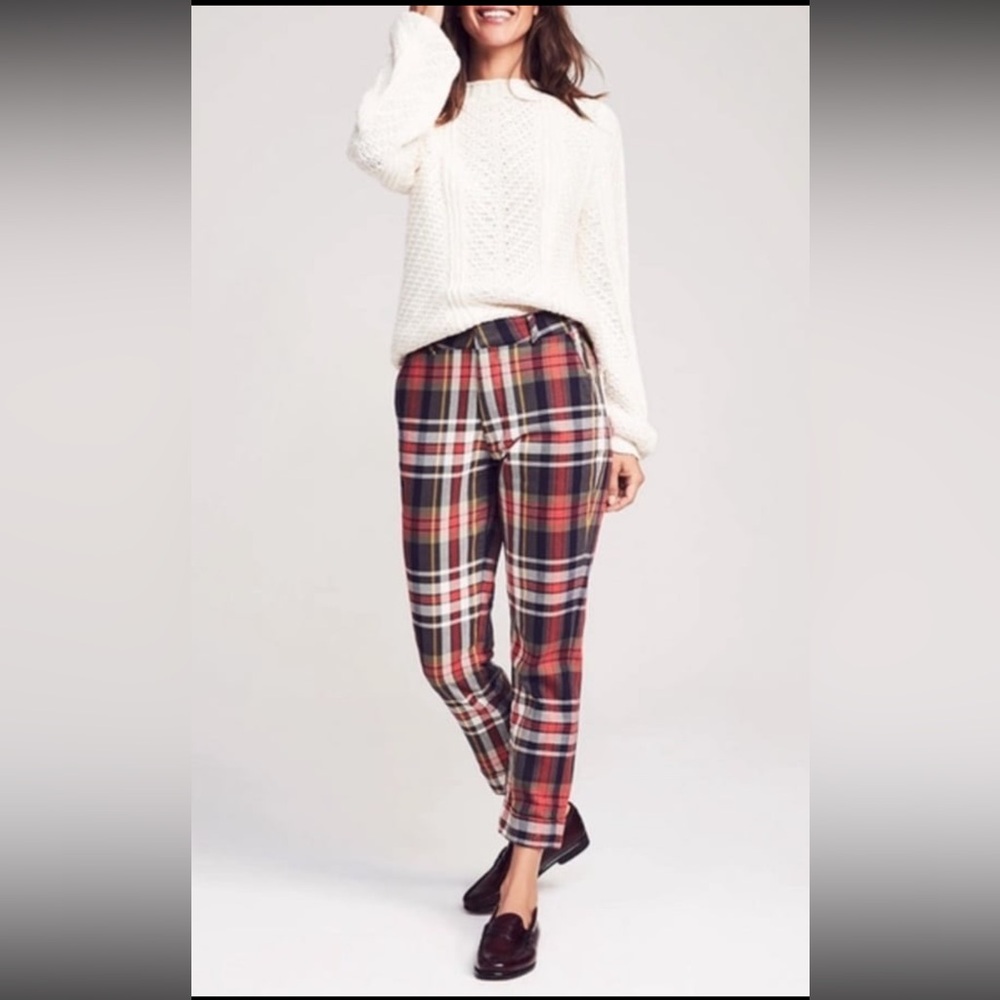 Faherty Plaid Cinder Pants in Westport Plaid size 26